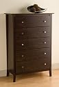 Manhattan 5-Drawer Chest - Espresso