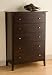 Manhattan 5-Drawer Chest - Espresso