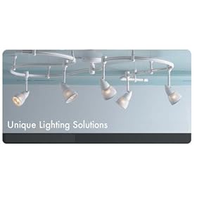 Line Voltage 10ft Flexible Track Light Kit (In White)