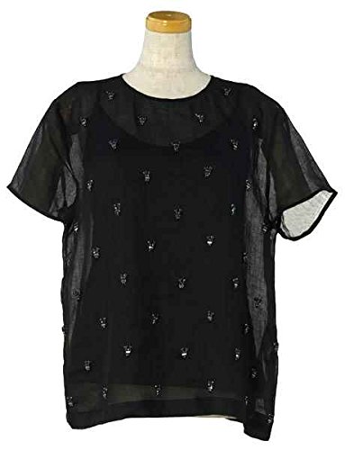 MAXMARA STUDIO マックスマーラ ステューディオ DAKAR レディースカットソー ブラック 66310151 [並行輸入品]