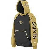 New Orleans Saints NFL Football Helmet Hoodie-Large