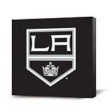 NHL Los Angeles Kings Dark Logo Canvas Print (12 x 12)