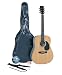 Encore W255OFT Natural Wood Acoustic Guitar Outfit