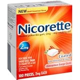 NICORETTE GUM CINNAMON 2MG 100 EACH