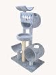 Molly and Friends Pussycat Playground" Premium Handmade 5-Tier Cat Tree with Sisal, Model 38243, Beige