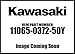 Kawasaki 2016 Ninja 1000 Abs G Fork Bolt Comp Cap 11065-0372-50Y New Oem