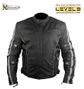 Men's Black and Gray Vented Level-3 Armored Tri-Tex&trade; Fabric Jacket - Size : Large