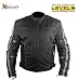 Men's Black and Gray Vented Level-3 Armored Tri-Tex Fabric Jacket - Size : Large