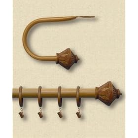 Peri Bangkok Hardware Drapery Rod Set, 48-86 by Peri