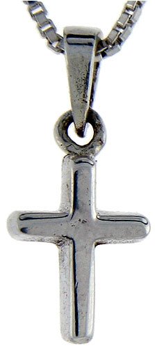 Sterling Silver Teeny Cross Pendant