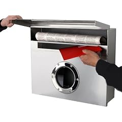 Radius Briefkasten Edelstahl Letterman XXL