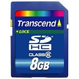 Transcend 8 GB Class 6 SDHC Flash Memory Card TS8GSDHC6