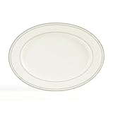 Mikasa Chelsea Platinum Oval Platter 16"