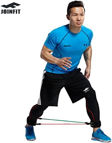 Lateral Resistor Strength and Position trainer Set of 4 Leg Thigh Latex Resistance Band Gym Fitness Exercise