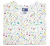 Starburst V-neck Madison Medical Scrub Top (L-3X)