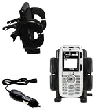 LG Rumor Auto Vent Holder with Car Charger - Uses Gomadic TipExchange
