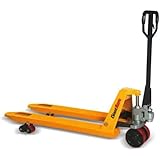 Giant Move MB-P25L Steel Hand Pallet Truck, 5500 lbs Capacity, 48" Length x 27" Width Fork, Yellow