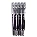 Pilot Hi-Tec-C Maica Gel Ink Pen Black, 0.3 mm, 5 pens per Pack (Japan import) [Komainu-Dou Original Package]
