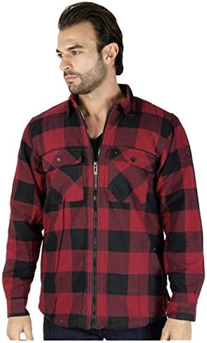 G Zap Men's Sherpa Lined Plaid Flannel Jacket