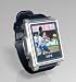 2GB 1.5'' MP4 Watch (Silver frame, blue belt)(MP3, Video, Photo, FM, Flash Disk, Record)