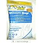 Panasonic U3 / U6 Vacuum Bags with Dust Window Micro Filtration - 9 in a pack