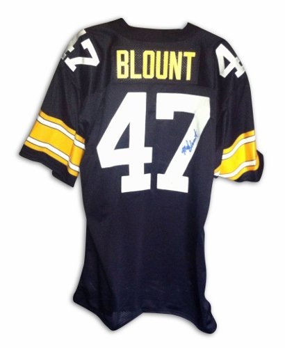 Mel Blount Pittsburgh Steelers Autographed/Hand Signed Black Throwback Jersey