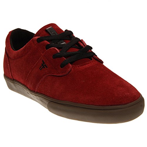 Fallen Men's Chief XI Skate Shoe, Oxblood/Gum, Oxblood/Gum,10 M US