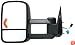 K Source 62076G Chevrolet/GMC Heated Power Replacement Folding Dual Towing Mirror w/ Turn Signal (Driver Side)