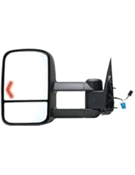 Automotive Parts and Accessories: Fit System 62076G Chevrolet/GMC Driver Side Replacement Dual Towing Mirror with Turn Signal - Fit System