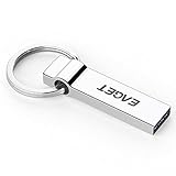 EAGET U90 ステンレス鋼 USB 3.0 高速フラッシュドライブ リングデザイン 防水防塵USBメモリ (32GB)