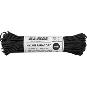 550lb. Type Iii Paracord 100' Black