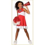 High School Musical Chearleader Costume & Pom Poms - Large Age 8-10 Yrs