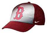 Boston Red Sox Women's Nike Red Fashion Trucker Snapback Adjustable Hat