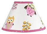 Pink Happy Owl Lamp Shade by JoJO Designs