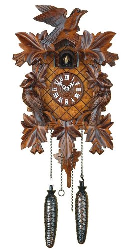 Quartz Cuckoo Clock 5-leaves 351 Q