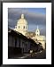 Avenida Calzada and the Neo-Classical Cathedral, Granada, Nicaragua, Central America Architecture Framed Art Poster Print by Robert Francis, 25x31