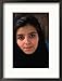 Girl at Aschiana School, Looking at Camera, Kabul, Afghanistan Framed Photographic Poster Print by Stephane Victor, 17x21