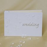 White Butterflies Wedding Pocket Photo Album - Slip in Wallets