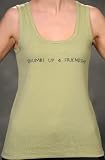Thumbs Up 4 Friendship - Designer Organic Tank with Matching Ditty Bag by Change Begins With...