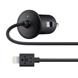 Belkin 2.1 Amp Car Charger with Lightning Connector for iPhone 5