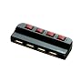 バッファローコクヨサプライ BUFFALO USB2.0Hub セルフ&バスパワー 4ポート 個別スイッチ付 ブラック BSH4A02BK