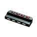 BUFFALO USB2.0Hub セルフ&バスパワー 4ポート 個別スイッチ付 ブラック BSH4A02BK