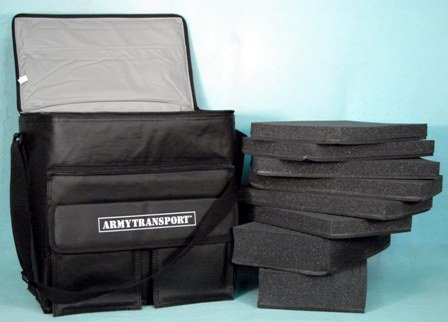 Sabol Designs Army Transport Figure Case w Foam Trays