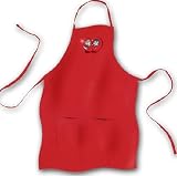  : I Love Lucy STICK FIGURES Red Apron with Pockets