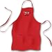 Search : I Love Lucy STICK FIGURES Red Apron with Pockets