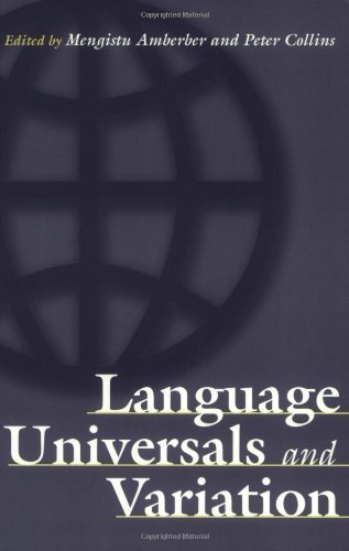 Language Universals and Variation (Perspectives on Cognitive Science)