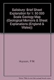 Geology of the Salisbury district : a brief explanation of the geological map sheet 298 Salisbury