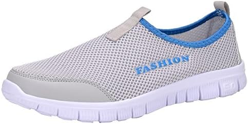 Adult Breathable Running Sport Shoes,Beach Aqua,Outdoor,Athletic,Slip on Water Shoes Soft Bottom For Men Fashion Grey 46