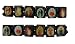 Catholic Saints and Icons - Wooden Religous Bracelets with Photographs