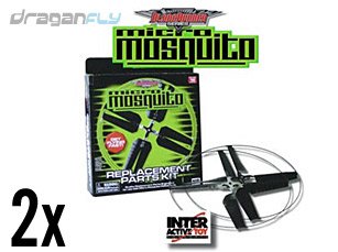41PhFo0cO8L 2 Micro Mosquito RC Helicopter Replacement Parts Kits: 2 Rotor Sets, 2 Tail Propellers, Spacers, Sto